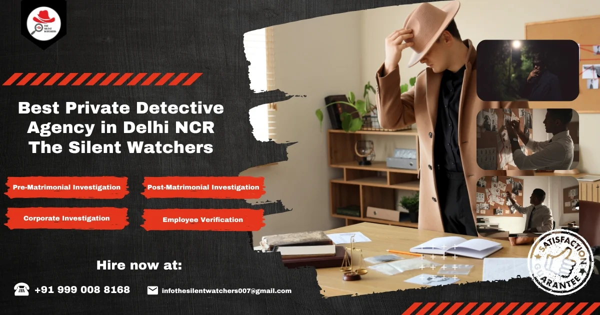 Why The Silent Watchers is the Best Detective Agency in Delhi NCR