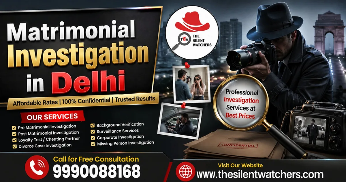 Matrimonial Investigation in Delhi (2026)
