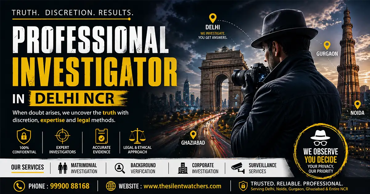 Professional Investigator in Delhi NCR