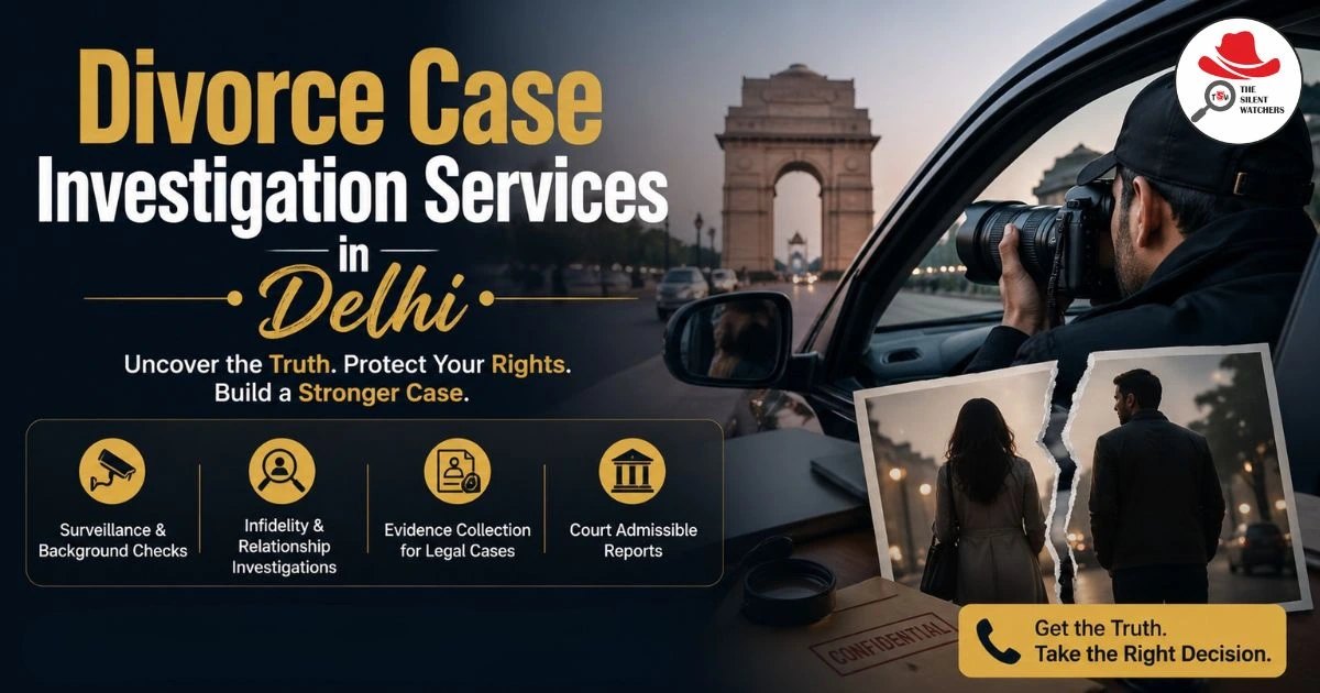 Divorce Case Investigation Services in Delhi | The Silent Watchers