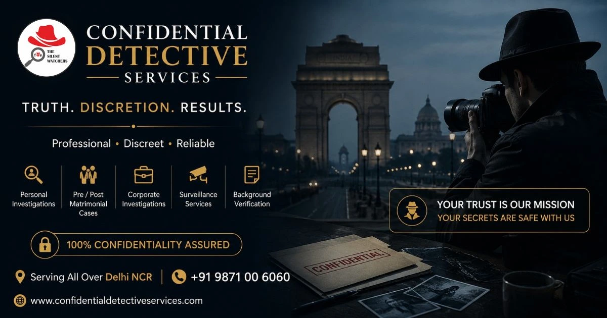 Confidential Detective Services in Delhi | The Silent Watchers