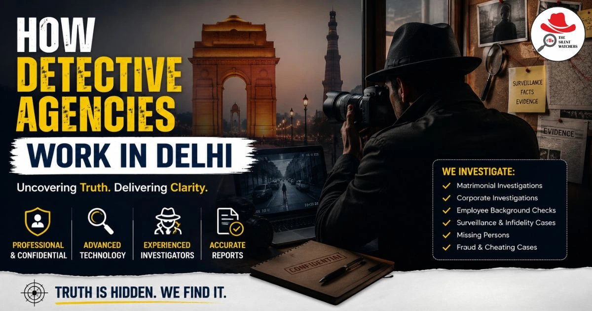 How Detective Agencies Work in Delhi | The Silent Watchers