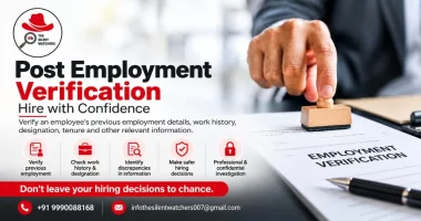 Employee Work History Verification Services | The Silent Watchers